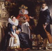 Jacob Jordaens The Family of the Arist (mk08) France oil painting artist